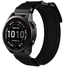 Tech-Protect Scout Pro dirželis, skirtas Garmin Fenix ​​3 / 5X / 3HR / 5X Plus / 6X / 6X Pro / 7X - juodas