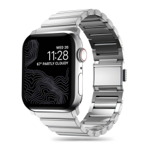 Tech-Protect SteelBand for Apple Watch 4 / 5 / 6 / 7 / 8 / 9 / SE / Ultra 1 / 2 (42 / 44 / 45 / 49 mm) - silver