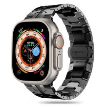 Tech-Protect nerūdijančio plieno apyrankė, skirta Apple Watch 4/5/6/7/8/9/SE/Ultra 1/2 (42/44/45/49 mm) – juoda