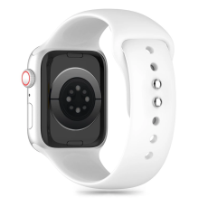 Tech-Protect silikoninis dirželis, skirtas Apple Watch 4/5/6/7/8/9/SE (38/40/41 mm) – baltas