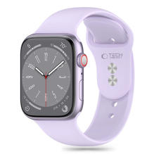 Tech-Protect silikoninis dirželis, skirtas Apple Watch 4/5/6/7/8/9/SE (38/40/41 mm) – violetinis