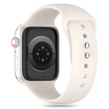 Tech-Protect silikoninis dirželis, skirtas Apple Watch 4/5/6/7/8/9/SE (38/40/41 mm) – smėlio spalvos