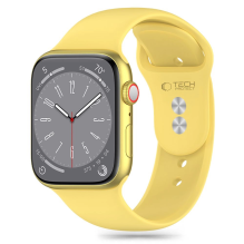 Tech-Protect Silicone Strap for Apple Watch 4 / 5 / 6 / 7 / 8 / 9 / SE / Ultra 1 / 2 (42 / 44 / 45 / 49 mm) - Yellow