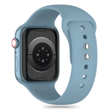 Tech-Protect silikoninis dirželis, skirtas Apple Watch 4/5/6/7/8/9/SE/Ultra 1/2 (42/44/45/49 mm) – mėlynas