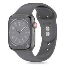 Tech-Protect Silicone Strap for Apple Watch 4 / 5 / 6 / 7 / 8 / 9 / SE / Ultra 1 / 2 (42 / 44 / 45 / 49 mm) - Gray