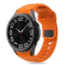 Tech-Protect Silicone Line Strap for Samsung Galaxy Watch 4 / 5 / 5 Pro / 6 / 7 / FE - Orange