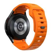 Tech-Protect Silicone Line Strap for Samsung Galaxy Watch 4 / 5 / 5 Pro / 6 / 7 / FE - Orange