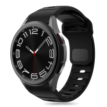 Tech-Protect Silicone Line Strap for Samsung Galaxy Watch 4 / 5 / 5 Pro / 6 / 7 / FE - Black