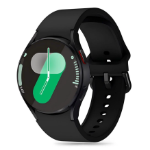 Tech-Protect silikoninis dirželis, skirtas Samsung Galaxy Watch 4 / 5 / 5 Pro / 6 / 7 / FE - juodas