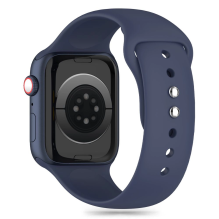 Tech-Protect silikoninis dirželis, skirtas Apple Watch 4/5/6/7/8/9/SE/Ultra 1/2 (42/44/45/49 mm) – mėlynas