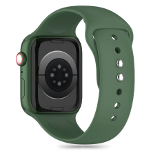 Tech-Protect silikoninis dirželis, skirtas Apple Watch 4/5/6/7/8/9/SE/Ultra 1/2 (42/44/45/49 mm) – žalias