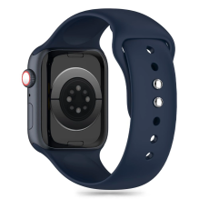 Tech-Protect silikoninis dirželis, skirtas Apple Watch 4/5/6/7/8/9/SE/Ultra 1/2 (42/44/45/49 mm) – mėlynas