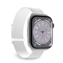 Puro Sport nailoninis dirželis Apple Watch 38 / 40 / 41 mm - baltas