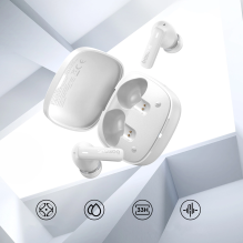 Baseus Bowie E19 TWS In-Ear Wireless Headphones - White