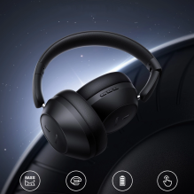 „Baseus Bass 30 Max“ belaidės „Bluetooth 5.3“ ausinės – juodos