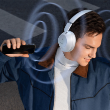 „Baseus Bass 30 Max“ belaidės „Bluetooth 5.3“ ausinės – baltos