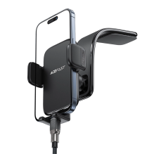 Acefast D28 car dashboard holder with flexible arm for 4.5-6.7&quot; phone - black