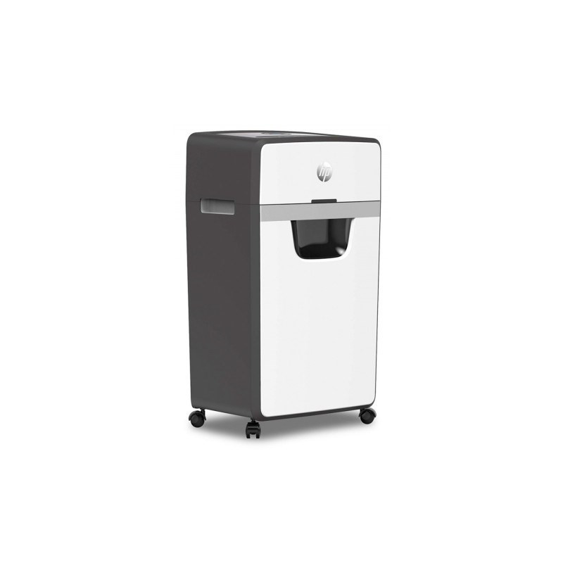 HP ONESHRED 24CC shredder, cut-offs, P-4, 24 cards, 30l, light grey