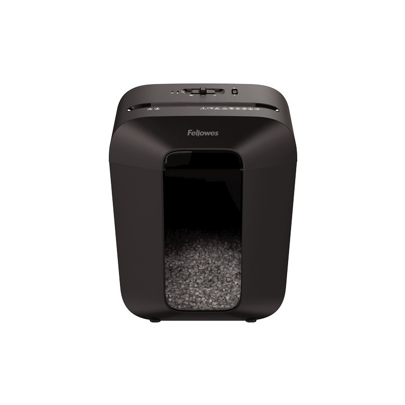 Fellowes Powershred LX41 popieriaus smulkintuvas Smulkinimas iš dalelių Juoda