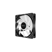 DeepCool RF120R Kompiuterio dėklas Ventiliatorius 12 cm Juodas, Permatomas 1 vnt.