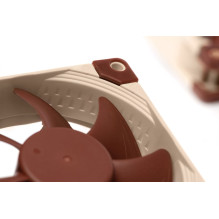 Noctua NF-A8 PWM kompiuterio aušinimo sistema Kompiuterio korpusas Ventiliatorius 8 cm Beige, Brown