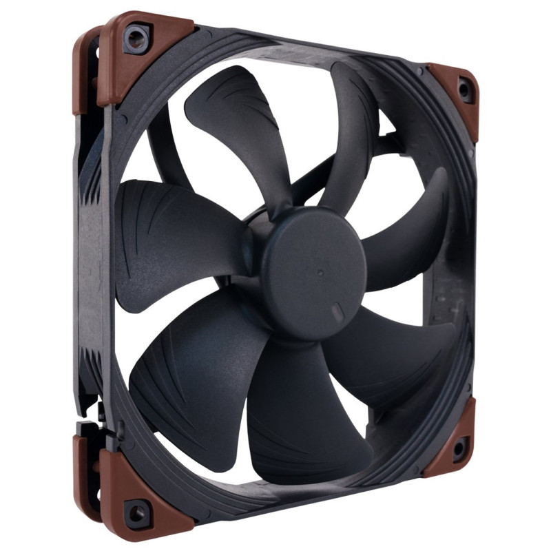 Noctua NF-A14 INDUSTRIALPPC-2000 IP67 PWM Kompiuterio korpusas Ventiliatorius 14 cm Juoda, Ruda