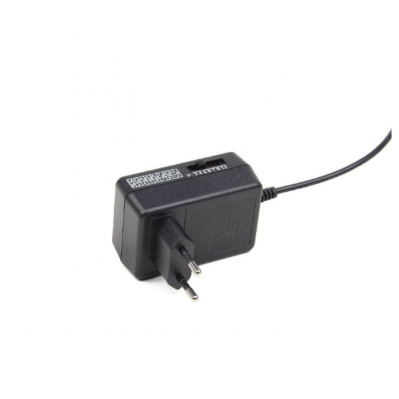 EnerGenie EG-MC-008 Universal AC-DC adapter, 12 W, Black