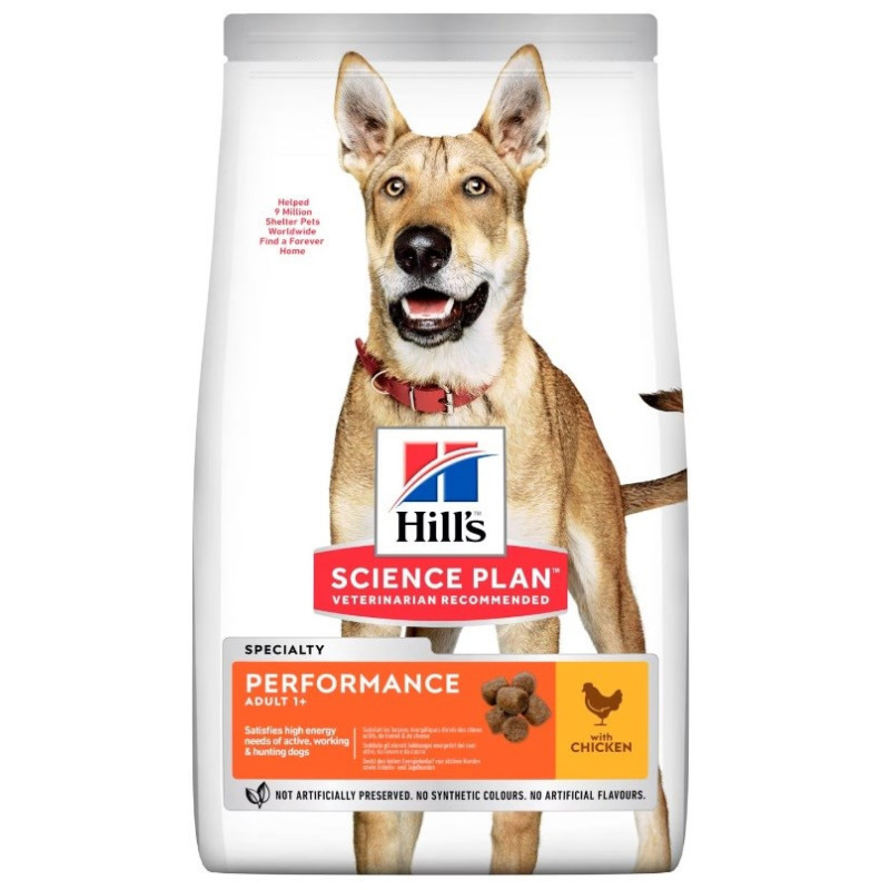 HILL'S Science Plan Canine Adult Performance Chicken - dry dog food - 14 kg