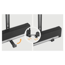 Maclean MC-914 Universal Soundbar Mount garsiakalbio laikiklio tvirtinimas prie televizoriaus iki 15 kg VESA, taupantis 