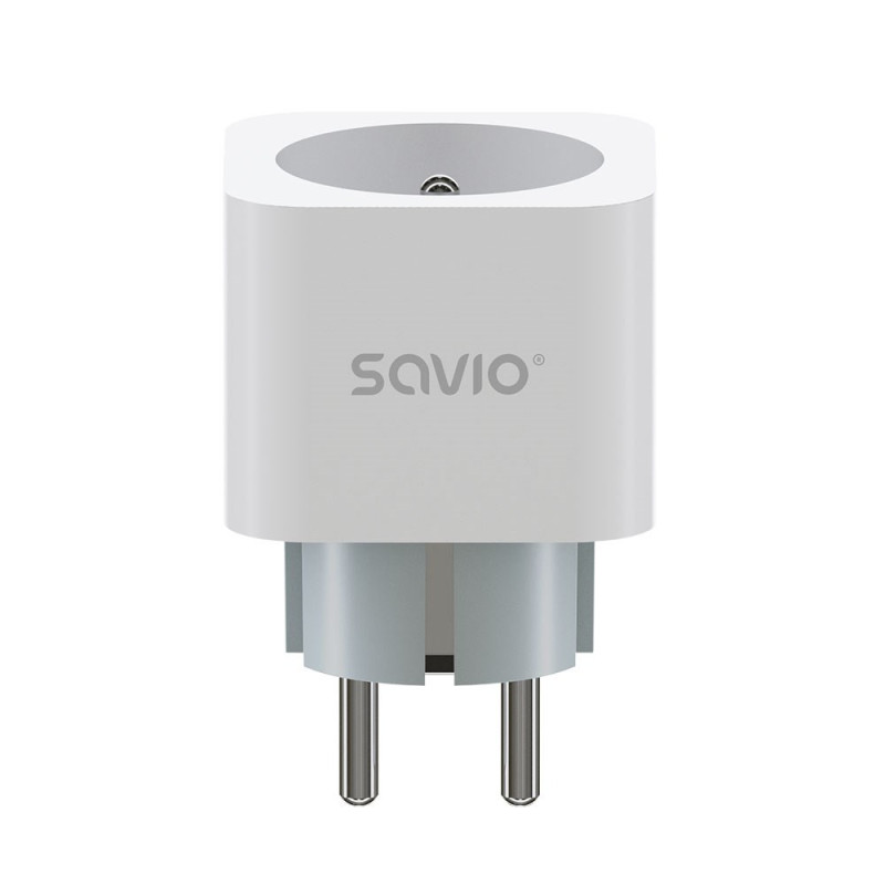 SAVIO WI-FI smart socket, 16A, AS-01, White