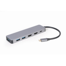 Gembird A-CM-COMBO3-03 USB Type-C 3-in-1 multi-port adapter (Hub + HDMI + PD)