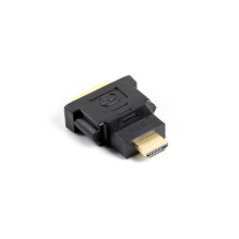 Lanberg AD-0014-BK kabelio lyties keitiklis HDMI DVI-D (F) (24 + 5) Juodas