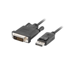 Lanberg CA-DPDV-10CU-0010-BK vaizdo kabelio adapteris 1 m DisplayPort DVI-D juodas