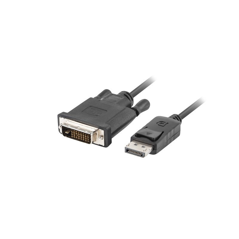 Lanberg CA-DPDV-10CU-0010-BK vaizdo kabelio adapteris 1 m DisplayPort DVI-D juodas