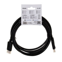 Savio CL-137 DisplayPort laidas 3 m Juodas