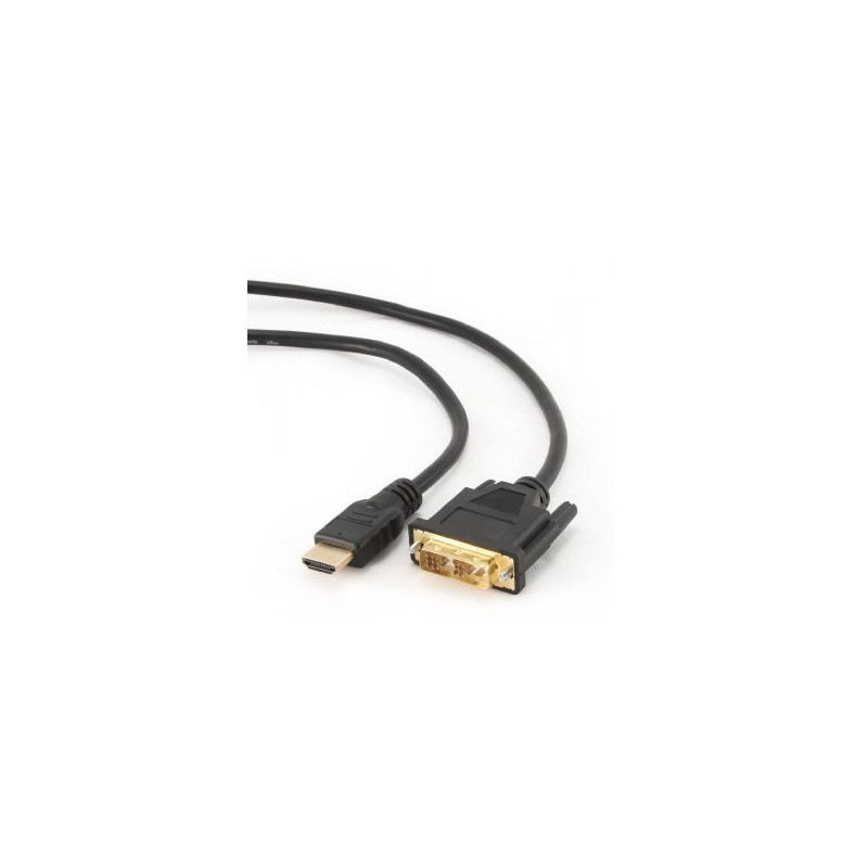 Gembird 1,8m, HDMI / DVI, M / M DVI-D juoda