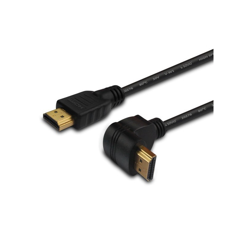 Savio CL-04 HDMI laidas 1,5 m HDMI Type A (Standartinis) Juodas