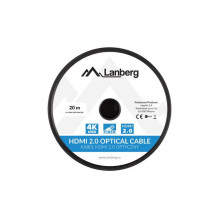 Lanberg CA-HDMI-20FB-0200-BK optical cable HDMI M / M 20m v2.0 4K AOC