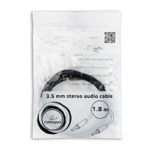 Gembird CCAP-444-6 audio cable 1.8 m 3.5mm Black