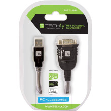 Techly USB į nuoseklųjį adapterį konverteris lizdinėje plokštelėje IDATA USB-SER-2T