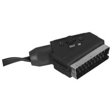 SAVIO garso / vaizdo SCART - 3xRCA (CINCH) laidas 2m CL-133 juodas