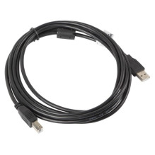 Lanberg CA-USBA-11CC-0030-BK USB laidas 3 m USB 2.0 USB B Juoda