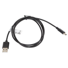 LANBERG USB CABLE 2.0 TYPE-C(M)-AM 1M, JUODAS