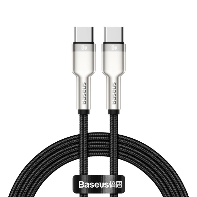 Baseus CATJK-C01 mobiliojo telefono laidas Juodas 1 m USB C