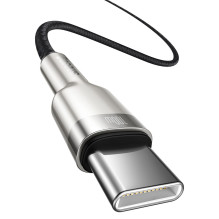 Baseus CATJK-C01 mobiliojo telefono laidas Juodas 1 m USB C