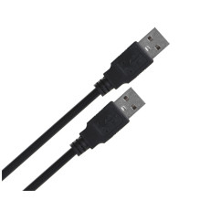 Lanberg CA-USBA-20CU-0010-BK USB kabelis 1m 2.0 USB A juodas