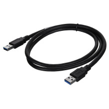 Lanberg CA-USBA-30CU-0010-BK USB cable 1m 3.0 USB A Black