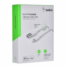 Belkin CAA002BT1MWH žaibo kabelis 1 m Baltas