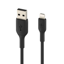 BELKIN PVC USB CABLE USB-A - LIGHTNING, 1M, BLK