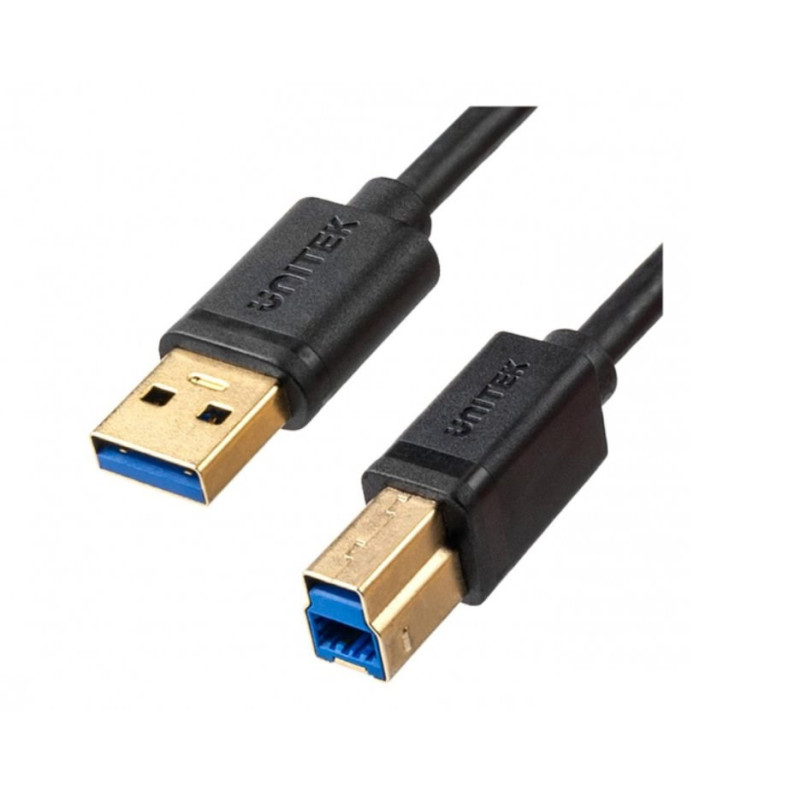 Unitek C14095BK USB-A į USB 3.0 spausdintuvo kabelis, 2 m